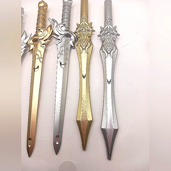 Lot of SIX Gold and Silver Color 7 inch Writing Pen + Letter Openers - Picture 2 of 8